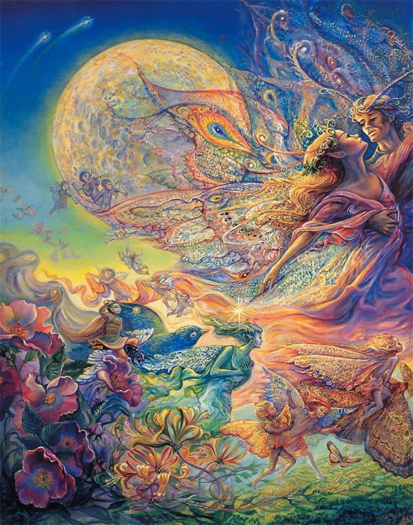 Фантастические сказки. Жозефина Уолл (Josephine Wall). Художница Жозефина Уолл. Жозефина Уолл танец. Жозефина Уолл богиня Луны.